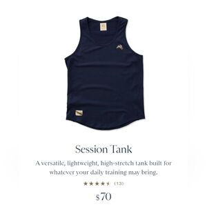Navy Blue Session Tank